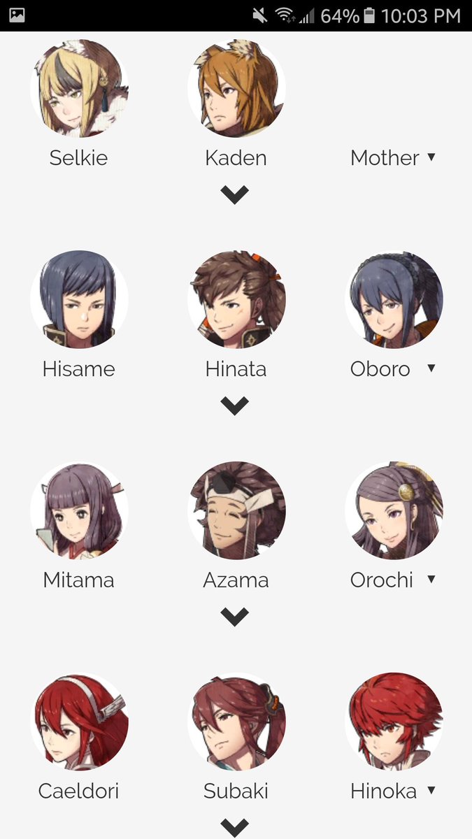natesafeforwork's tweet photo. If anyone could help me decide who Jakob and Kaden should marry, that'd be great. (Rinkah, Felicia, or Mozu) #febirthright #fefates #fireemblem https://t.co/Py8X2nBZ2u