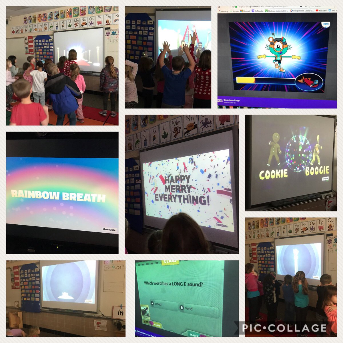 Amanda__Maul's tweet photo. Finished up the 12 Days of GoNoodle right before winter break! The students loved to do the different holiday songs. I thought is was fun to mix it up a little! https://t.co/hc8hYpt9Tn