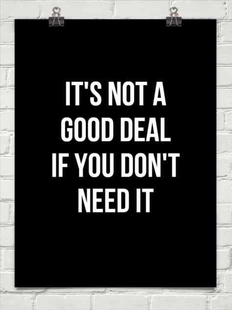 MikeHudema's tweet photo. Remember tomorrow, if you don’t need it, it’s not a good deal. #boxingday #useless #wasteless https://t.co/F8QbxLydMd