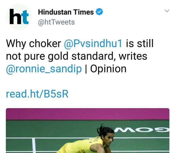 KyaUkhaadLega's tweet photo. There is good journalism, there is bad journalism. Then there is 50 feet of crap and then there is @htTweets Sports journalism... https://t.co/IQmisHWmk3