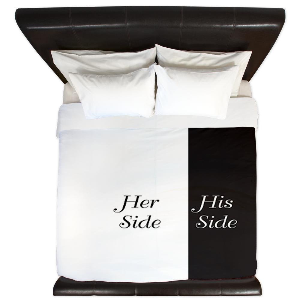 Cool Stuff To Get On Twitter Cafepress Her Side His Side King