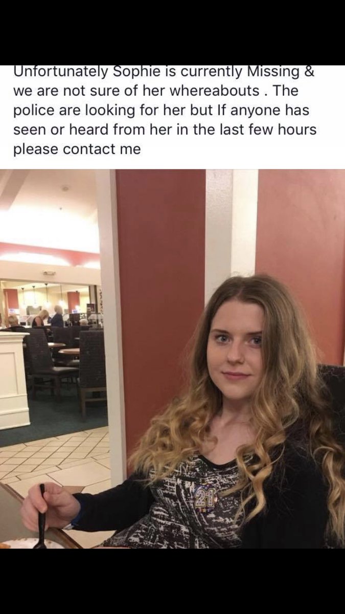 harrietmcgounxx's tweet photo. Please retweet so we can get Sophie home safe &amp; sound https://t.co/vUhjBK58nX