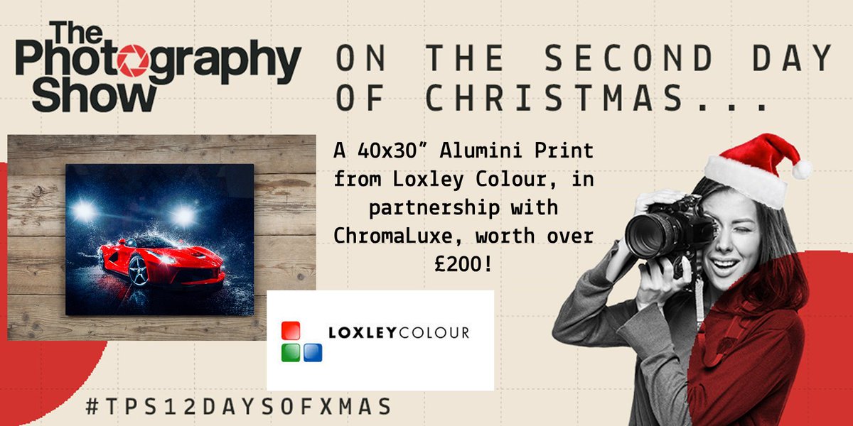 ukphotoshow's tweet photo. For Day Two of the #TPS12DAYS we’re giving you the chance to win a 40x30” Alumini print from @LoxleyColour in partnership with @ChromaLuxeEU 
To enter head over to our Instagram page for full details: https://t.co/BGqDIEqqA0 https://t.co/IqfADGvQyO