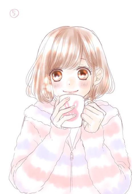 他にも5パターンくらいラフを出してました٩(ˊᗜˋ*)و皆さんどれが好きとかありますか…?教えて頂けると嬉しいです?✨ 