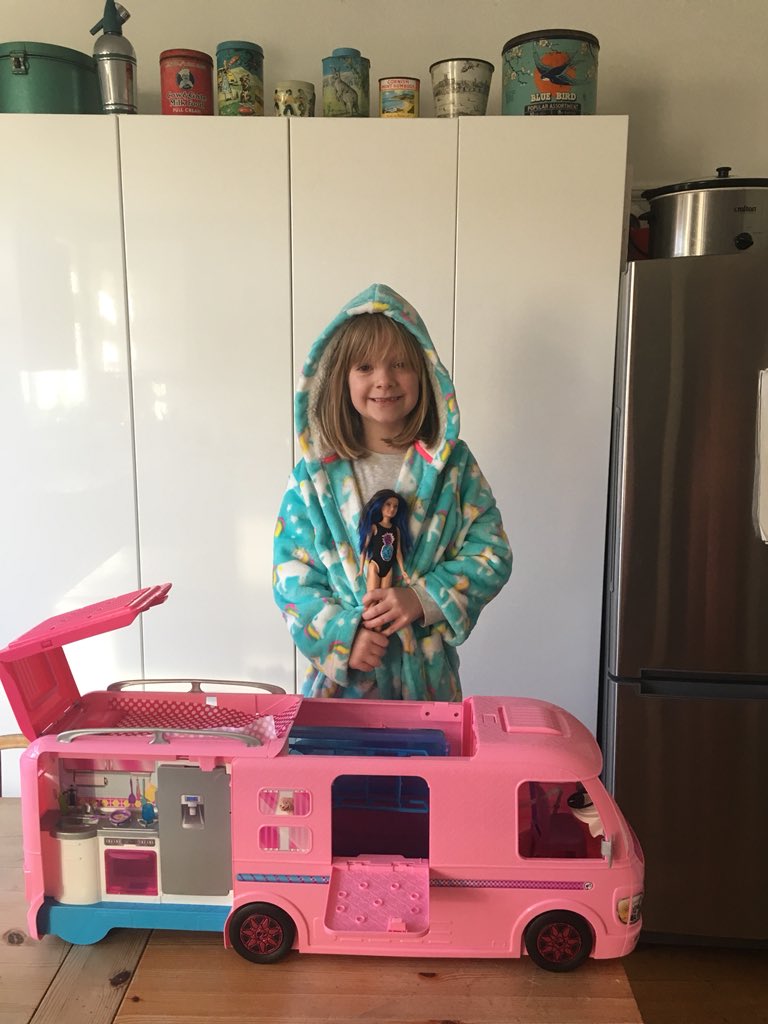 barbie dream camper sticker placement