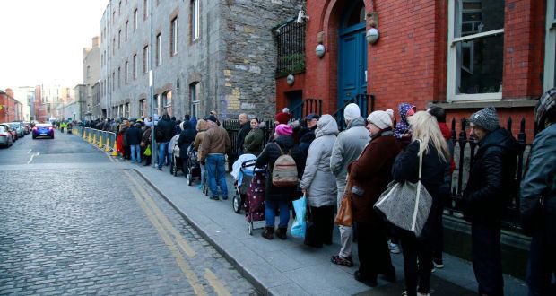PhotosOfDublin's tweet photo. Good morning from a contrasting Dublin. 

Food-banks and Brown Thomas. https://t.co/ixg8KBOqvn