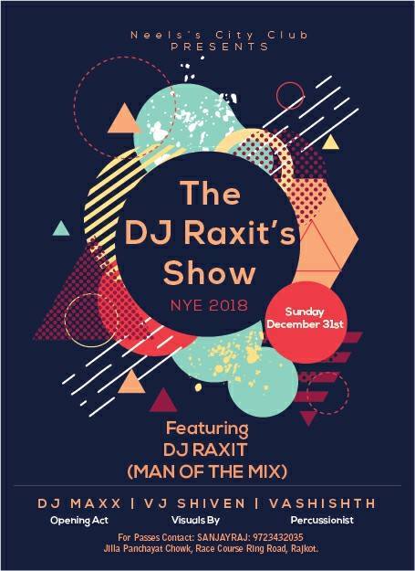 DJShiven's tweet photo. HELLO RAJKOT!! ❤ It's show time. 😎

Start your New Year with the most
Cheerful Party in the Town.
So Grab your passes before they gets sold out.
Call : +91 9723432035.

THE DJ RAXIT'S SHOW 🇮🇳 #vjshiven https://t.co/QfExONlCpb