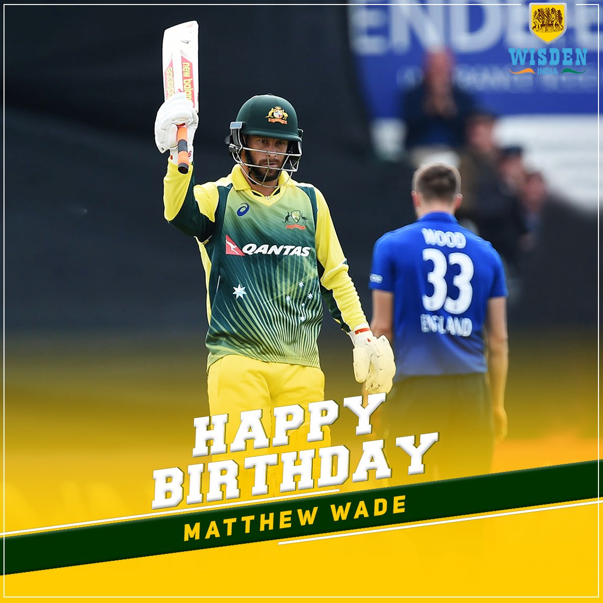 Happy Birthday to wicket-keeper batsman, Matthew Wade! 