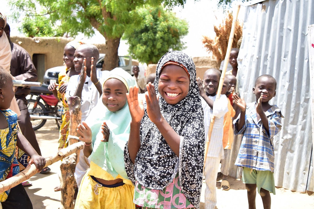 UNICEF_Nigeria's tweet photo. #ForEveryChild in #Nigeria, pure joy! ๐โค๐ https://t.co/Jl4UwiDz23