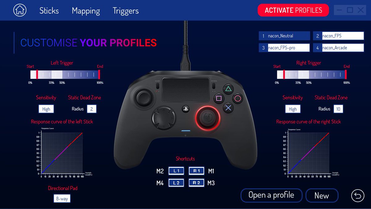 krzysiek_borek's tweet image. Konfiguracja kontrolera @NaconFR @NaconGaming #RevolutionProController2 jest bardzo rozbudowana. W końcu udało mi się pobrać aplikację i zobaczę, co to daje. Ewentualnie można wgrać gotowe profile i nie trzeba kombinować samemu.