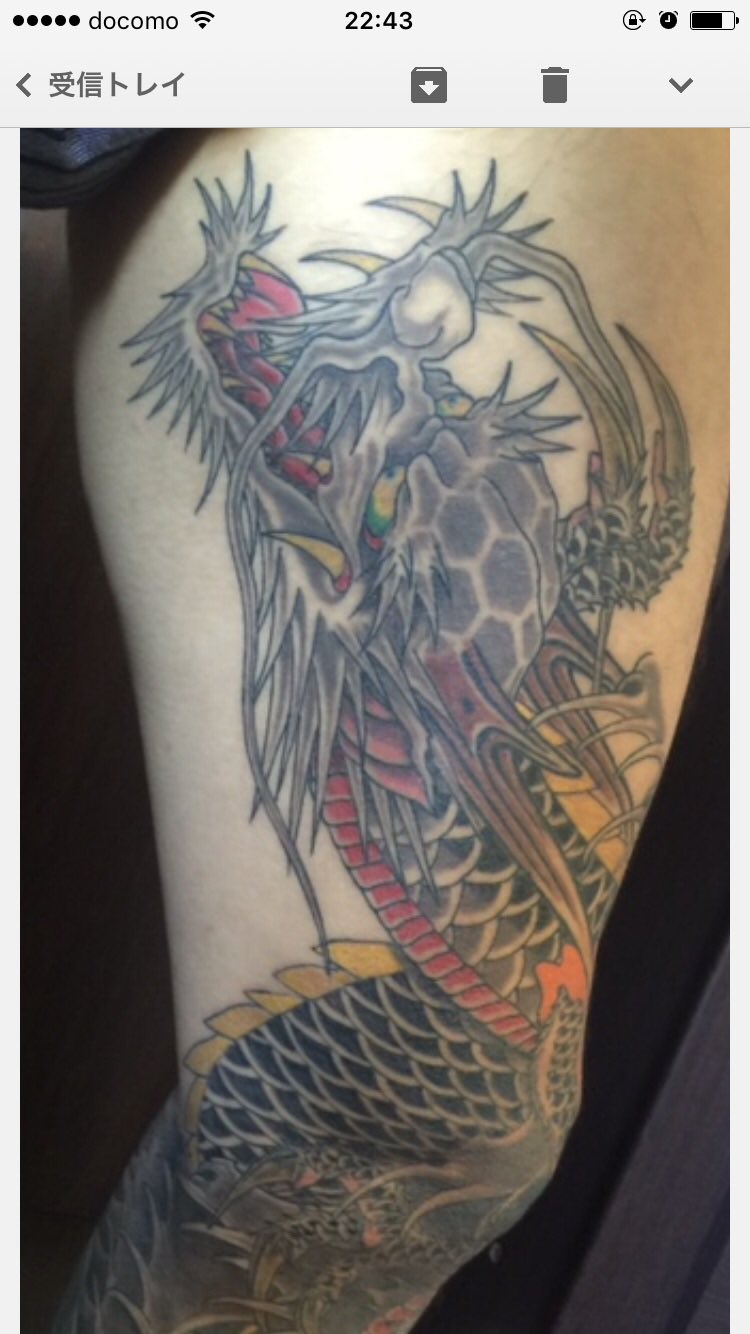 tattoo 入れ墨　刺青　彫よし　三代目 Recent work Prajna and snake #三代目彫よし #三代目彫よし