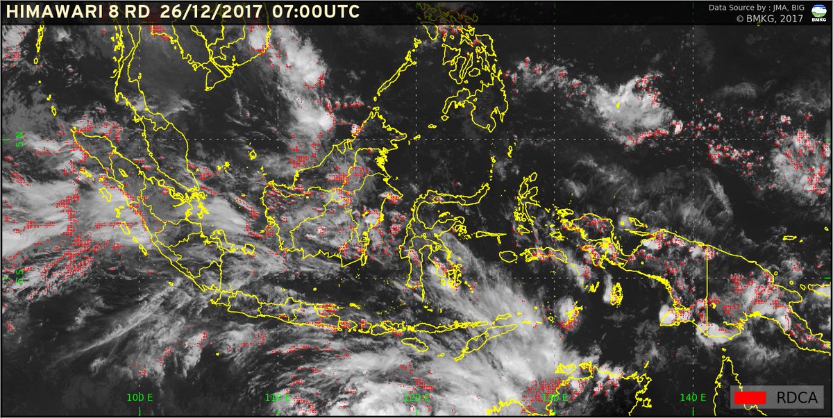 infomitigasi's tweet image. Citra #cuaca #rdca pertumbuhan awan #cumulus pukul 14:00wib untuk wilayah #indonesia mohon diwaspadai untuk wilayah dimana terdapat pertumbuhan awan cumulus #meteohazard