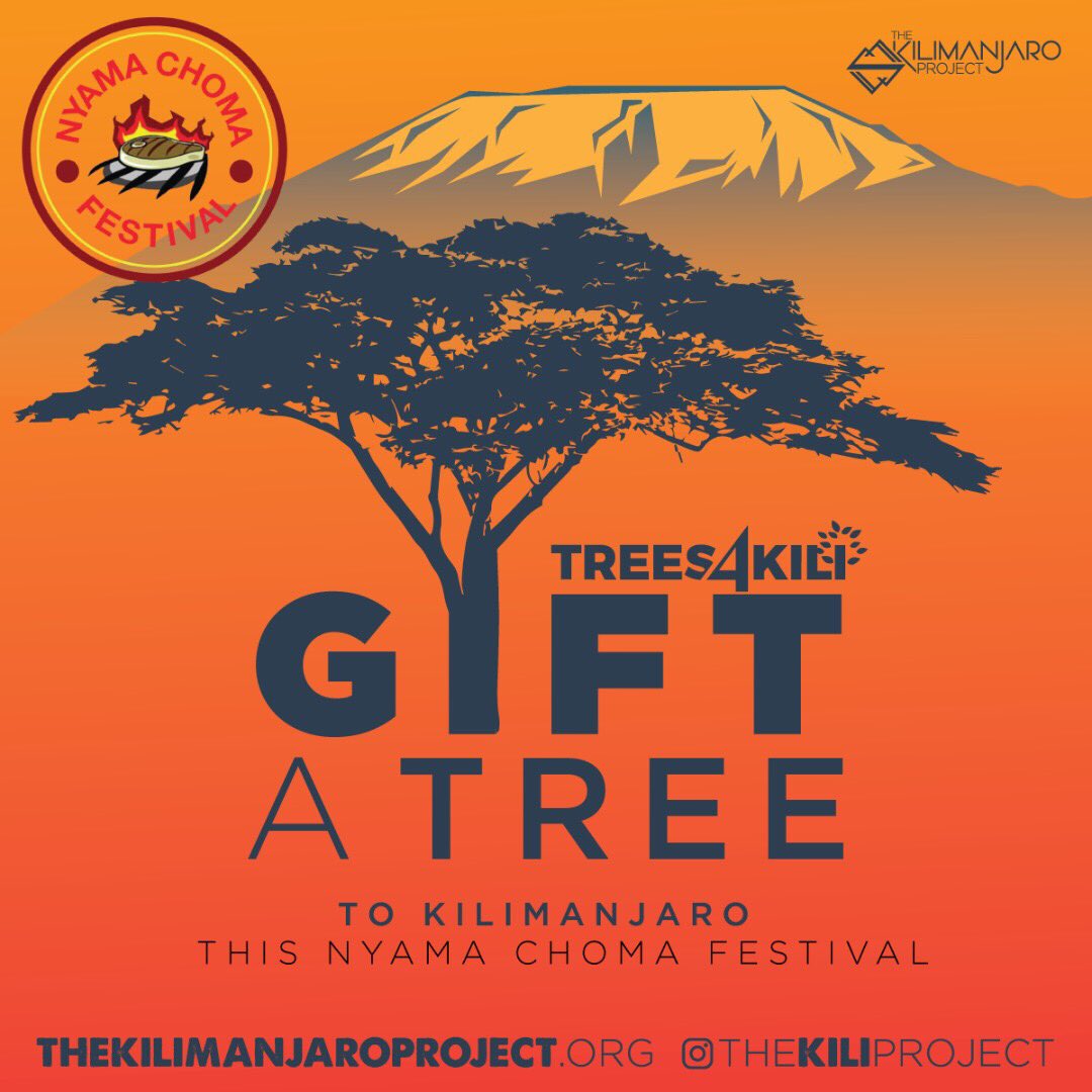 Hey Twitter Fam! We ‘ve joined hands with @thekiliproject to raise funds for  1,000,000 #Trees4Kilimanjaro to be planted on EarthDay-April 2018. Please Buy 1 Tree for 1000 TZS @thekiliproject Mpesa  business account 5588080 or cash donations at #TNCFMoshi26thDec