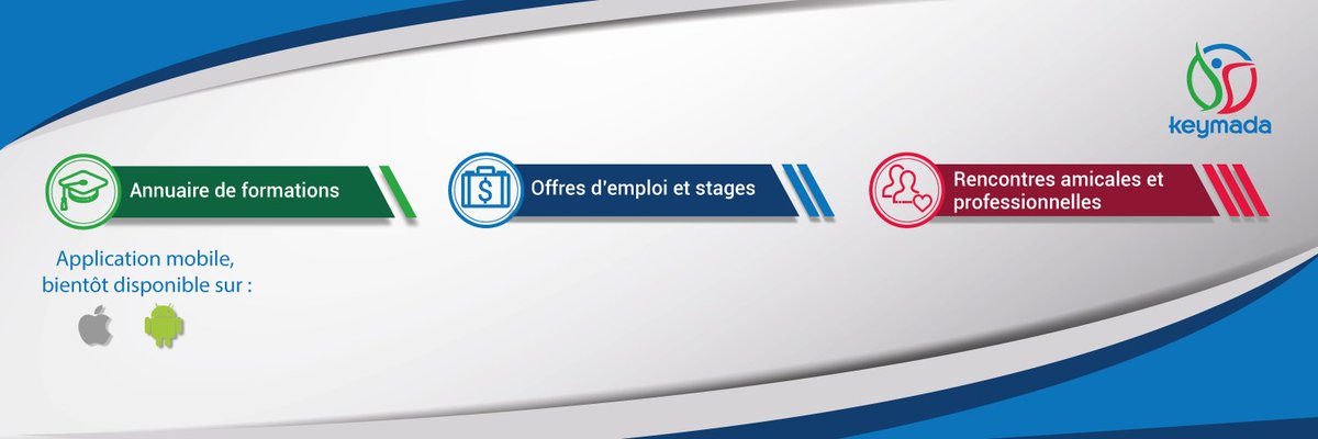 keymada's tweet photo. "KEYMADA" #offresdEmploi #deStage #annuaireDeFormation #rencontresAmicales Et #Professionnelles #passion #réussite #jeune #applicationMobile #2018 #keymada #TeamGasy https://t.co/wY4fa2GBGm
