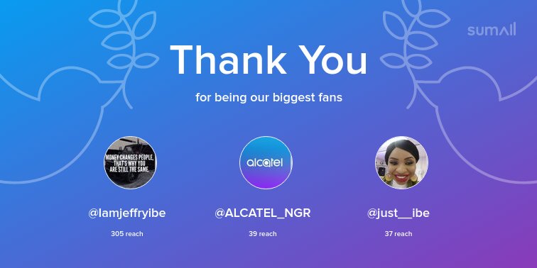 BandiNetworks's tweet photo. Our biggest fans this week: @Iamjeffryibe, @ALCATEL_NGR, @just__ibe. Thank you! via https://t.co/gQLd9RJ4WM https://t.co/Xb541K3vcM
