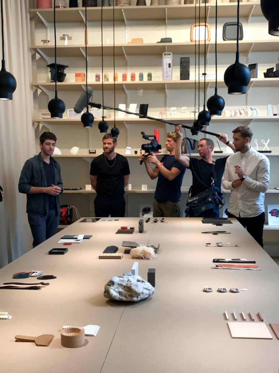 zettelerfilms's tweet photo. On set at @SomersetHouse filming @formuswithlove's @L_D_F project Prototypa. Watch the final film here >>  https://t.co/tZyf33CWR5 https://t.co/YwmcrxySRM