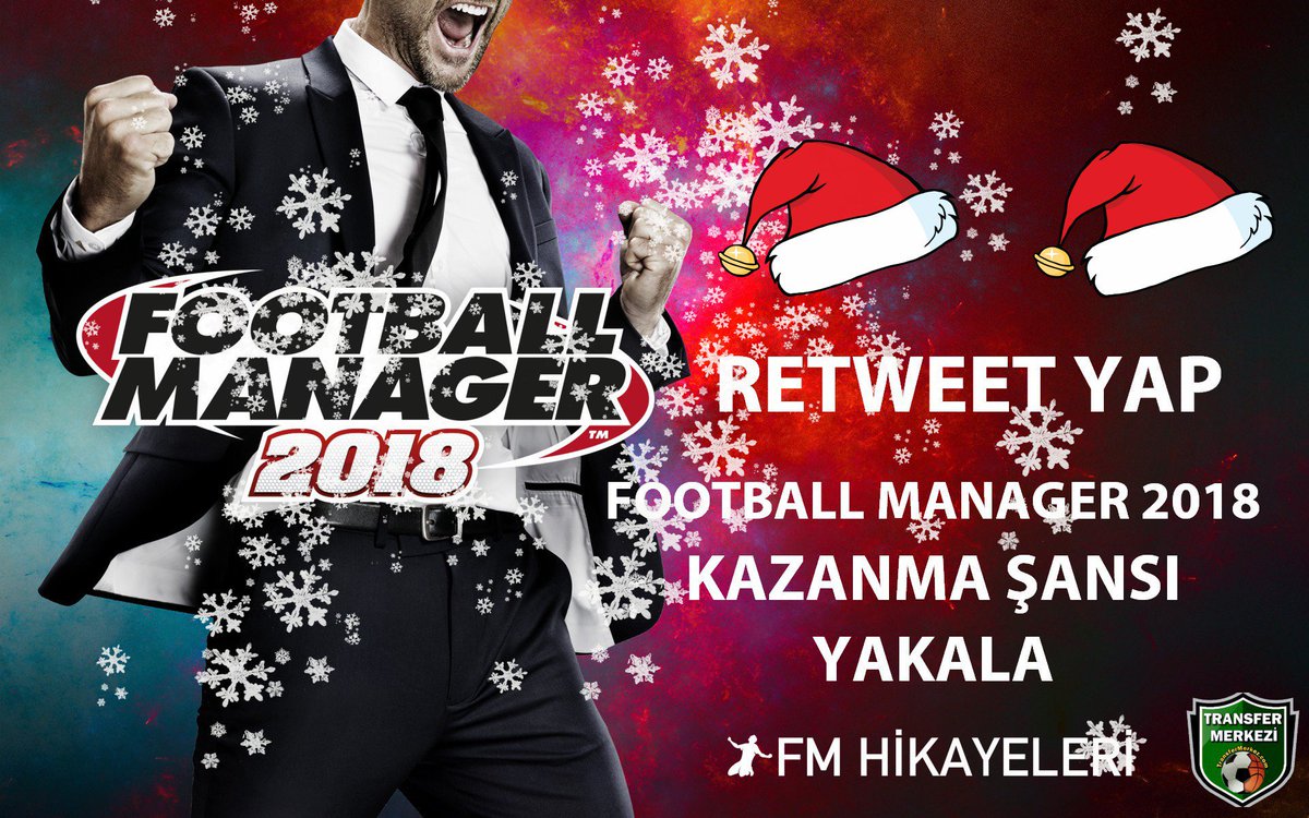 Genç yıldızları keşfedip geleceğin takımını kurmak isteyenlere yeni yıl hediyesi! Bu tweeti Perşembe günü 23:59'a kadar RT yapıp <a href="/FMHikayeleri/">FMHikayeleri</a> ve <a href="/TransferMerkez/">Transfer Merkezi ™</a> hesaplarını takip eden bir kişiye Football Manager 2018 hediye ediyoruz!