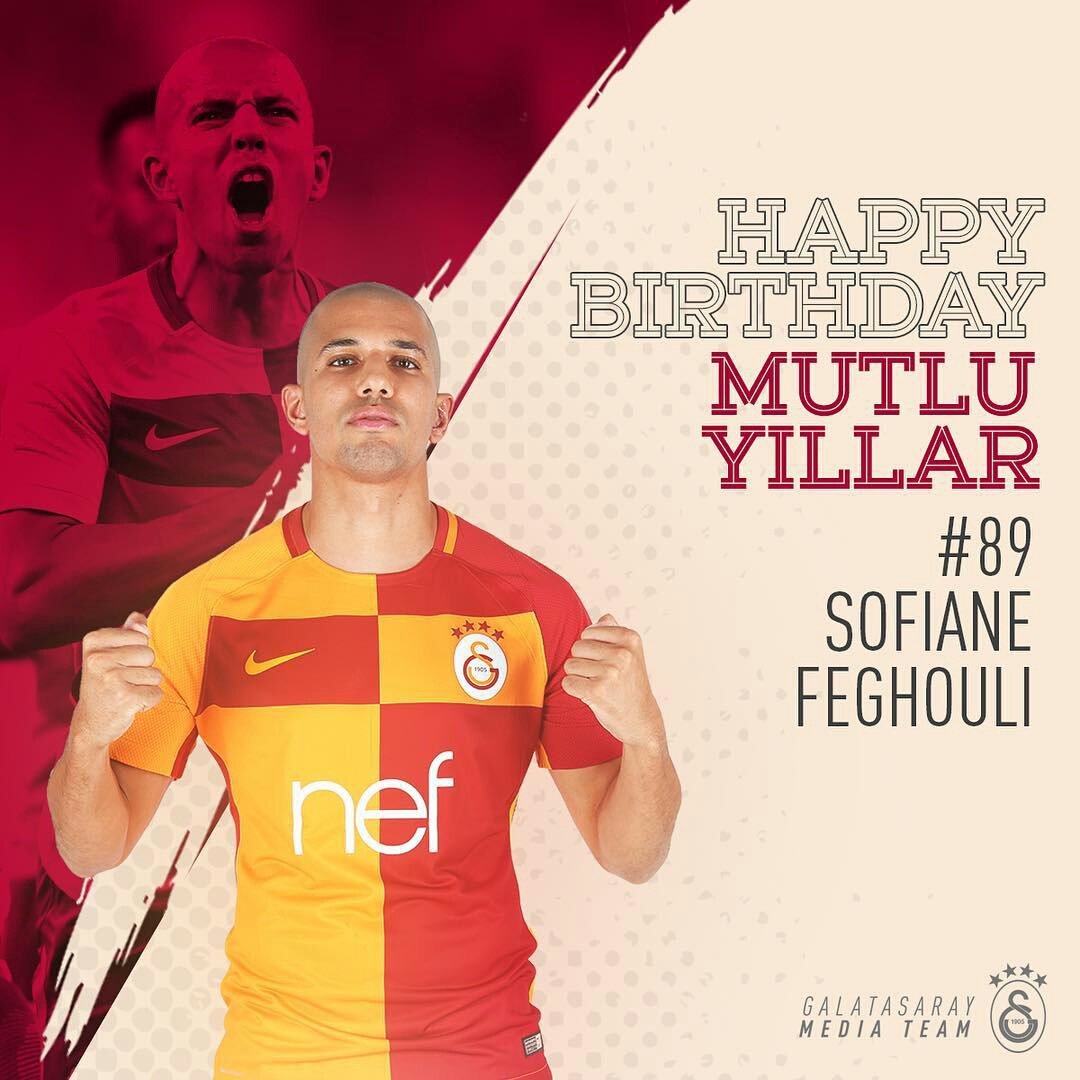 HAPPY BIRTHDAY
MUTLU YILLAR 
SOFIANE FEGHOULI         