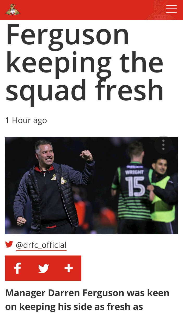 RPPgarylea's tweet photo. One of my @ProSportsImages on @drfc_official of Darren Ferguson celebrating their 1-0 win against Bristol Rovers. https://t.co/3bbDuwrEu1