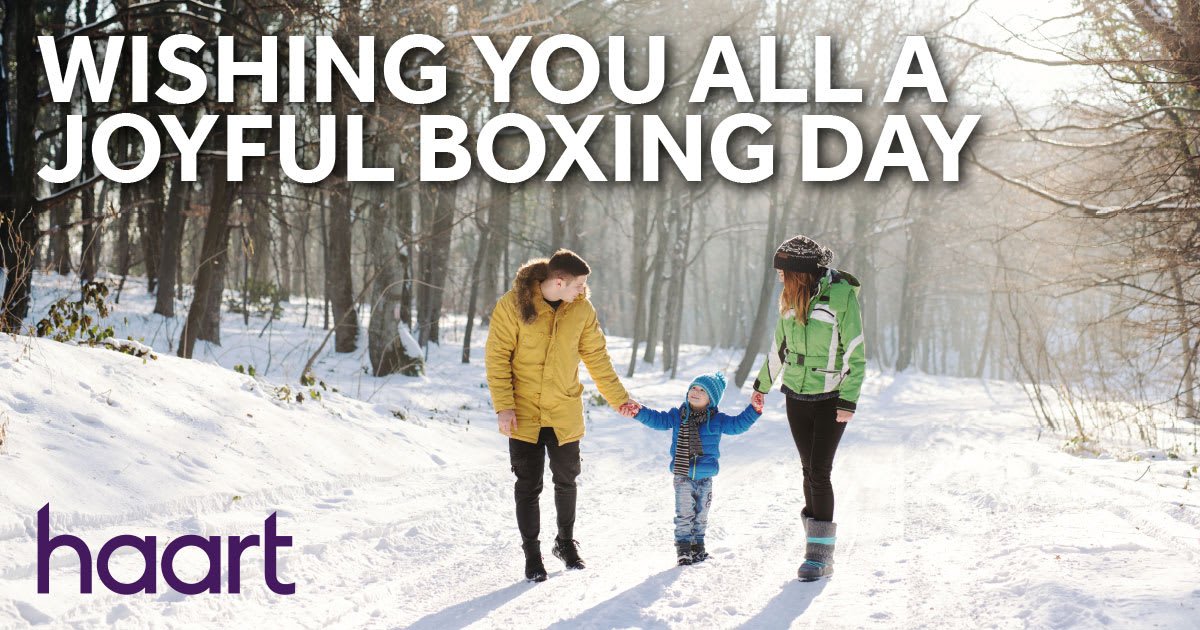 Have a fantastic and safe #boxingday! Love, haart