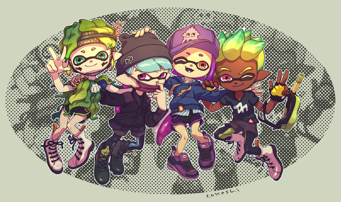 「イカボーイ(スプラトゥーン)」の画像/イラスト/ファンアート(古い順)