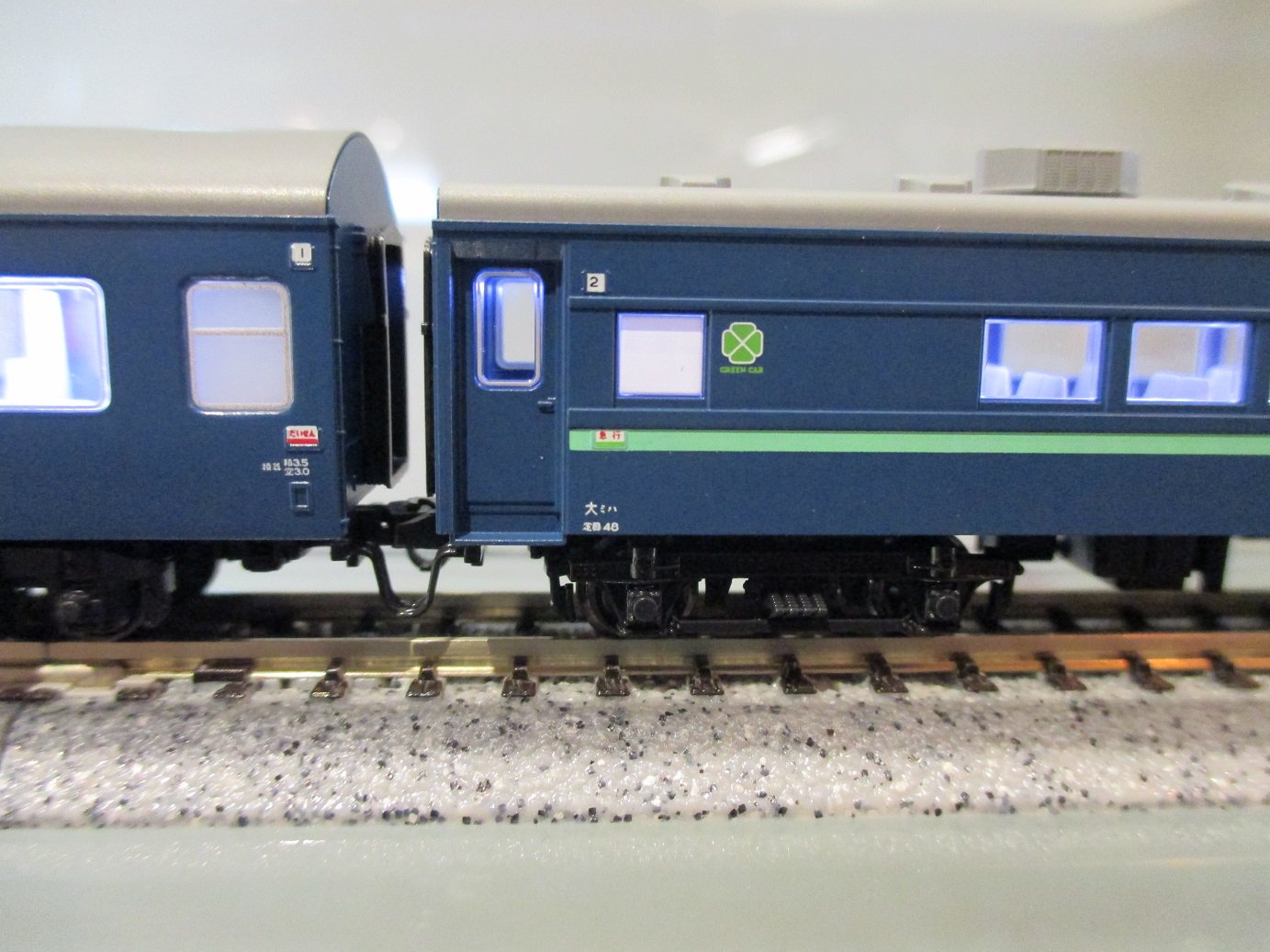 KATO 10系 夜行急行 だいせん 基本 増結 室内灯付 KATO 10系 夜行急行 だいせん 基本 増結 室内灯付（KATO 10-1449
