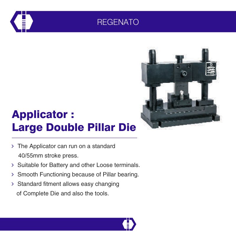 RegentoCCM's tweet photo. The #crimp #applicators are the heart of crimping process. The job done by the applicator is to fold and press the conductor wires into the terminal wing. The shape of deformation of the copper is determined by the accuracy and design of the terminal-specific parts.

#Regenato https://t.co/H45WUfbKaA