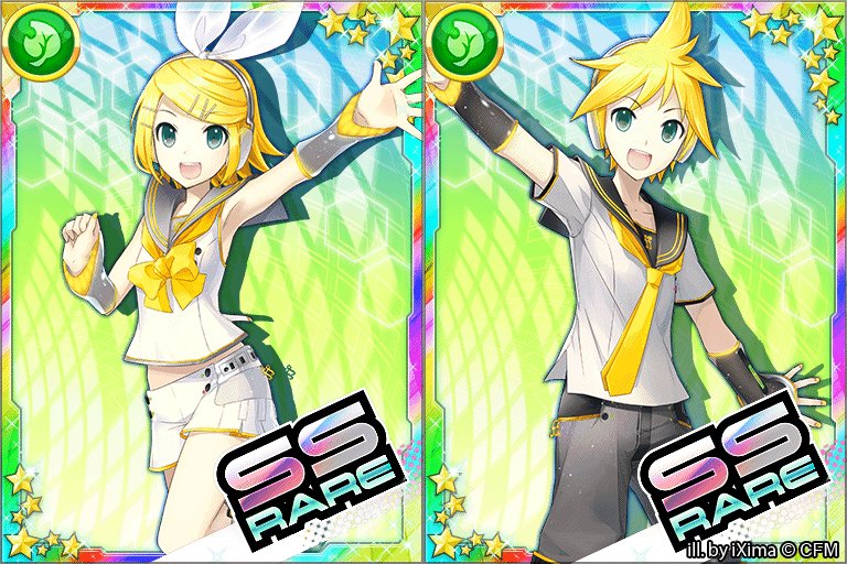 ミクコレ公式 なぞすい星 鏡音リン レン誕生日記念ログインボーナス 12月27日 水 4 00 18年1月1日 月 4 00までにアプリにログインするとssr 鏡音リン V4x 鏡音レン V4x が1枚ずつもらえます どうぞお見逃しなく ミクコレ T Co