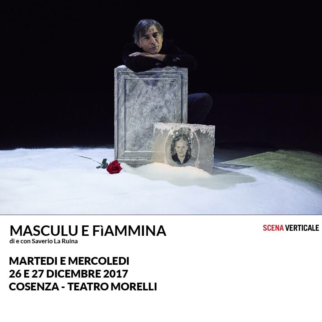 Stasera e domani #masculuefìammina ore 20.30 <a href="/Progetto_More/">MORE</a>