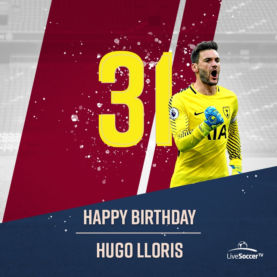 HAPPY BIRTHDAY: Hugo Lloris celebrates turning 31 on   