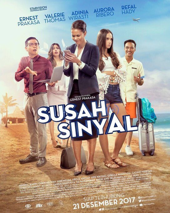Mau NOBAR #SusahSinyalMovie BESOK di <a href="/CGV_ID/">CGV Cinemas</a> Grand Indonesia jam 19:00? RT tweet ini dan isi data dirimu di bit.ly/bmsnobarsusahs…

25 orang terpilih akan mendapatkan @ 2 tiket dan diumumkan BESOK PAGI! 🎬🍿