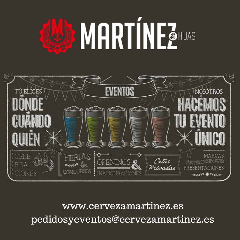 MartinezCerveza's tweet photo. Si tienes que preparar algún evento con amigos, familia o bien para tu empresa y quieres hacerlo en un sitio especial, habla con nosotros. En nuestra fábrica tenemos un espacio ideal para tus celebraciones. ¡Te esperamos!
#eventos #celebraciones #Navidad #amigos #familia https://t.co/DS2PER1p3N