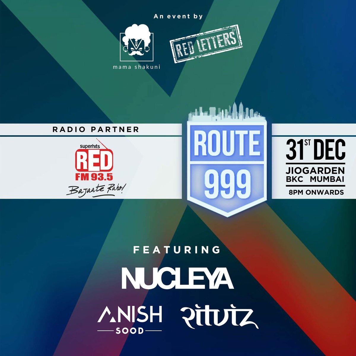 RedLettersInc's tweet photo. Come on! turn the radio on and enjoy the super hit sound tracks with the best RJs only on 93.5 @RedFMIndia
#dance #music #newyearseve #evening #31stnight #celebration #gaana #route999ftnucleya #relianccejiogarden #bkc https://t.co/VI1q9QokYx