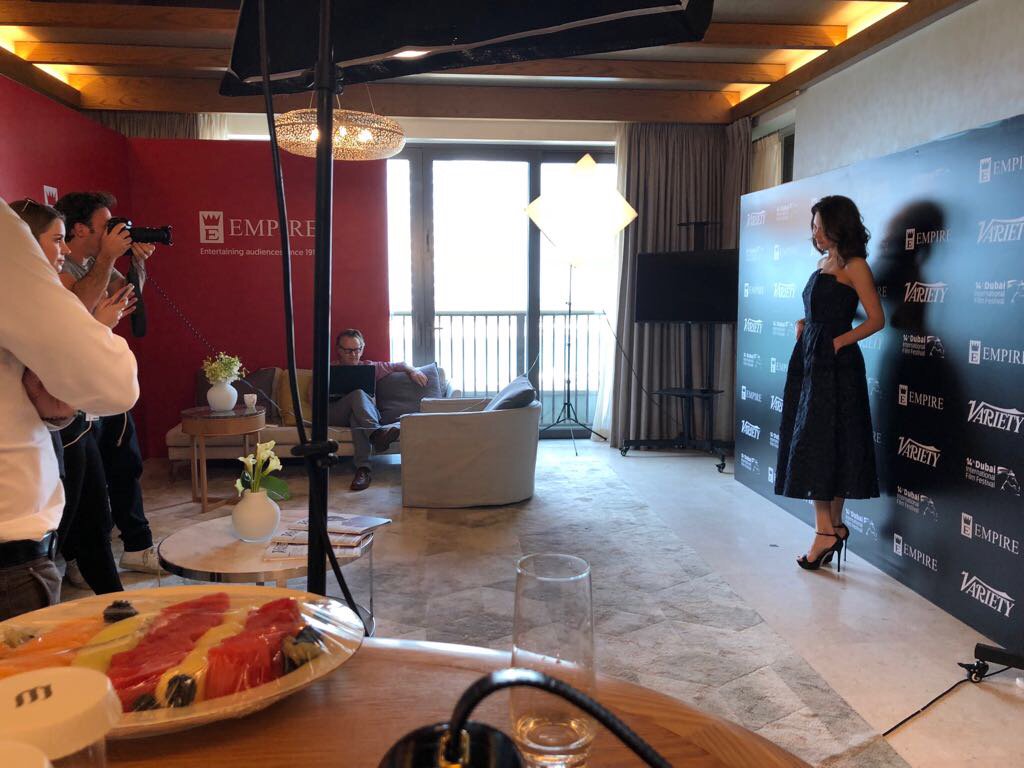 OlyaKurylenko's tweet image. During the photocall and interviews in Dubai wearing @RolandMouret. #DIFF #DIFF17 #DubaiInternationalFilmFestival #AMomentInMouret #RolandMouret #Dubai