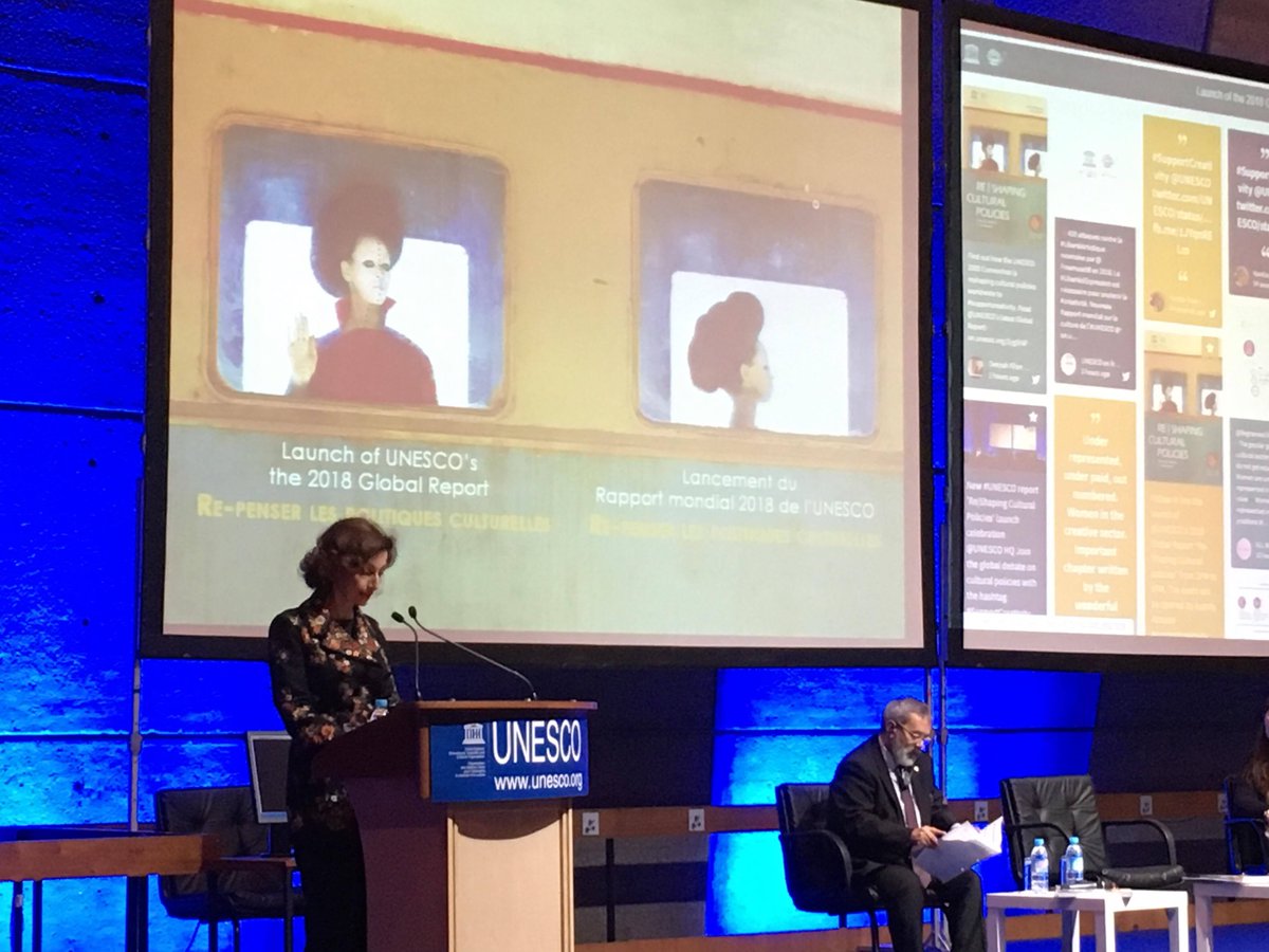 •“Attacks on artists continue to rise globally:
90 in 2014 
340 in 2015
430 in 2016
This Report is a call to action” -  <a href="/AAzoulay/">Audrey Azoulay</a>

👉on.unesco.org/2yg5HiF #SupportCreativity <a href="/Freemuse98/">Freemuse</a>