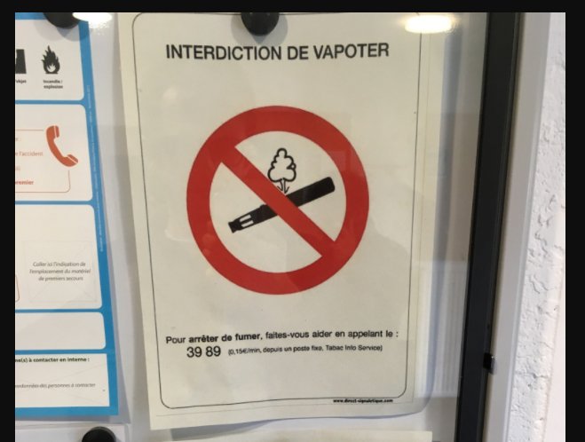 <a href="/nantesfr/">Ville de Nantes</a> À l'attention de la mairie de Nantes qui affiche une interdiction du vapotage a l'accueille du public est strictement interdit "en violation de la loi et du code de santé publique" de plus cet affichage est illégal "Loi Évin"