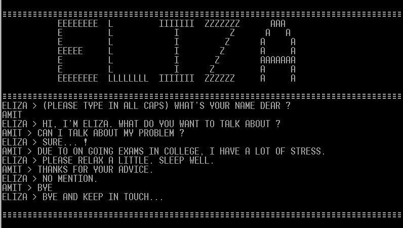 verloopio's tweet photo. #TBT shoutout to the OG chatbot, #ELIZA!
#rainingchatsandbots
#chatbot #verloopio https://t.co/BfwHJjrotJ