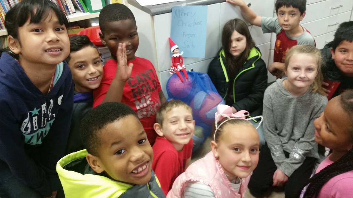 Sally the Elf left my class a gift! 🎄🎁 <a href="/CrosbyElem/">Crosby Elementary</a>