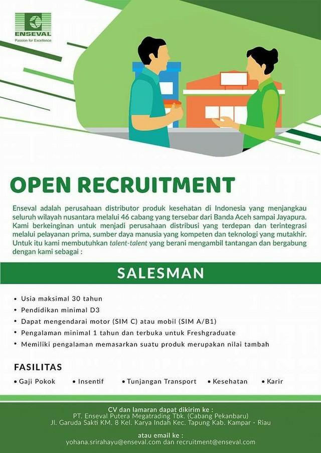 Informasi Pekanbaru On Twitter Lowkerpku Di Pt Enseval Putera Megatrading Detail Cek Picture