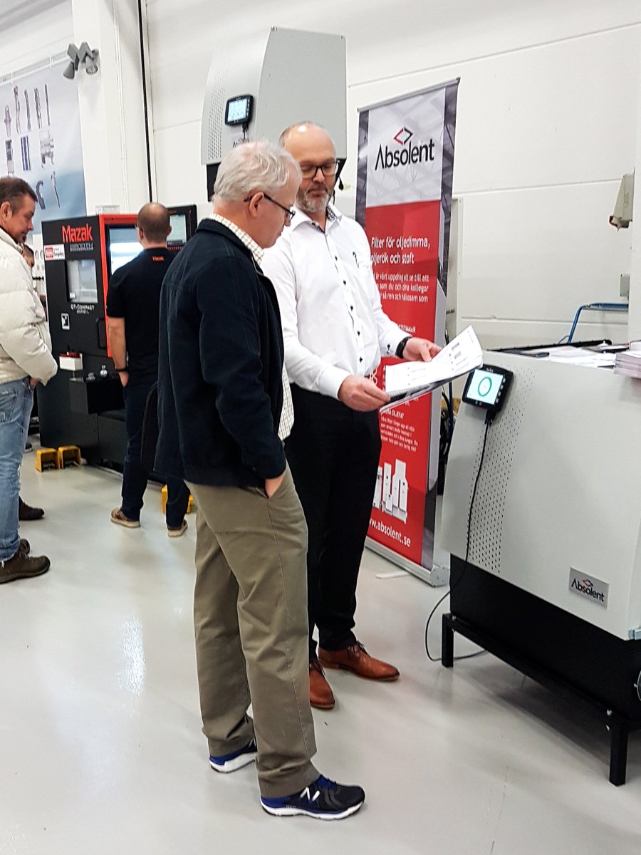 It was two successful days at Ravema Expo where we showed our A•5 and A•10 oil mist/oil smoke filters this week. #ravemaexpo #absolent