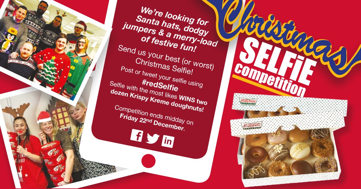 RedRecruitment1's tweet photo. It’s the night before… #ChristmasJumperDay! Remember to send us your best festive #selfie. The post with the most likes wins! 🛌💤

#redSelfie #KrispyKreme https://t.co/jTqaX6Y9FL