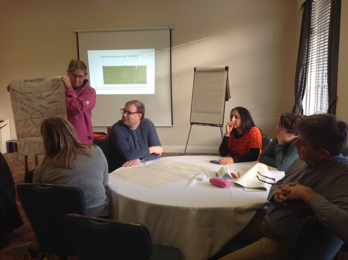 WintChristine's tweet photo. Day 2 of DCHS and DHCFT engagement event to co create a new shared service. Really motivated start to the day discussing high performing teams. https://t.co/ly4AKYZ4A0