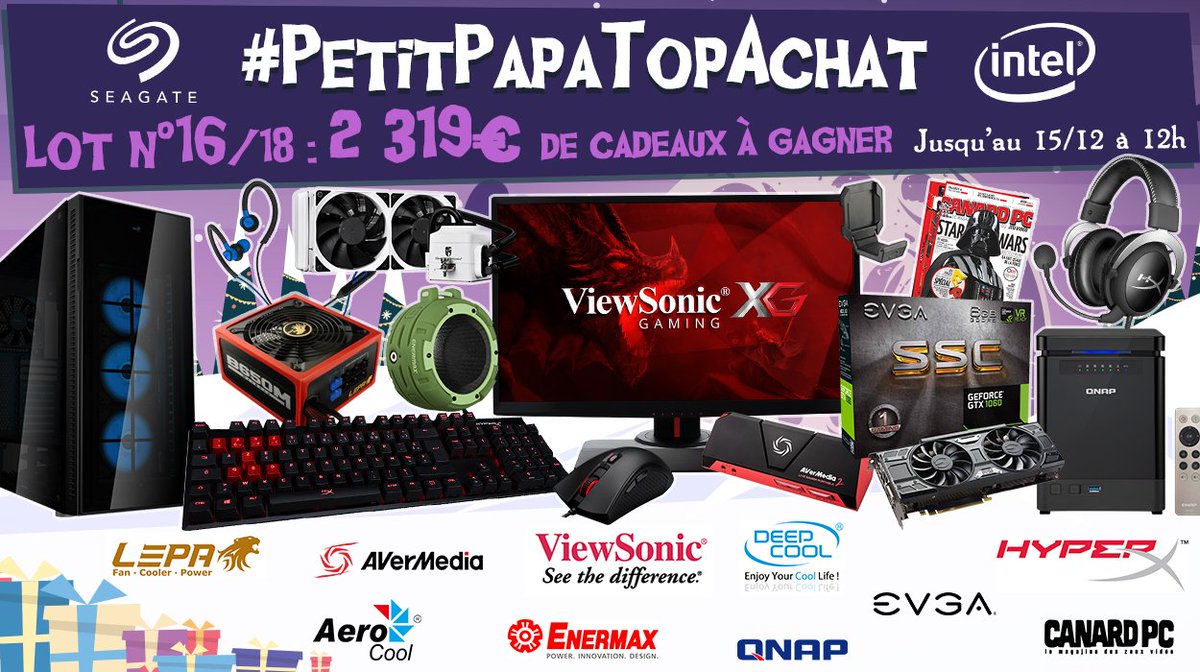 Concours 🎁 #PetitPapaTopAchat 💙

Ça continue ! Le #Lot16 d'une valeur de 2 319 € est dispo !

Pour participer, #RT + Follow <a href="/TopAchat/">TopAchat</a> ! 🍀

Retrouve tous les gagnants ici :
topachat.com/pages/concours…