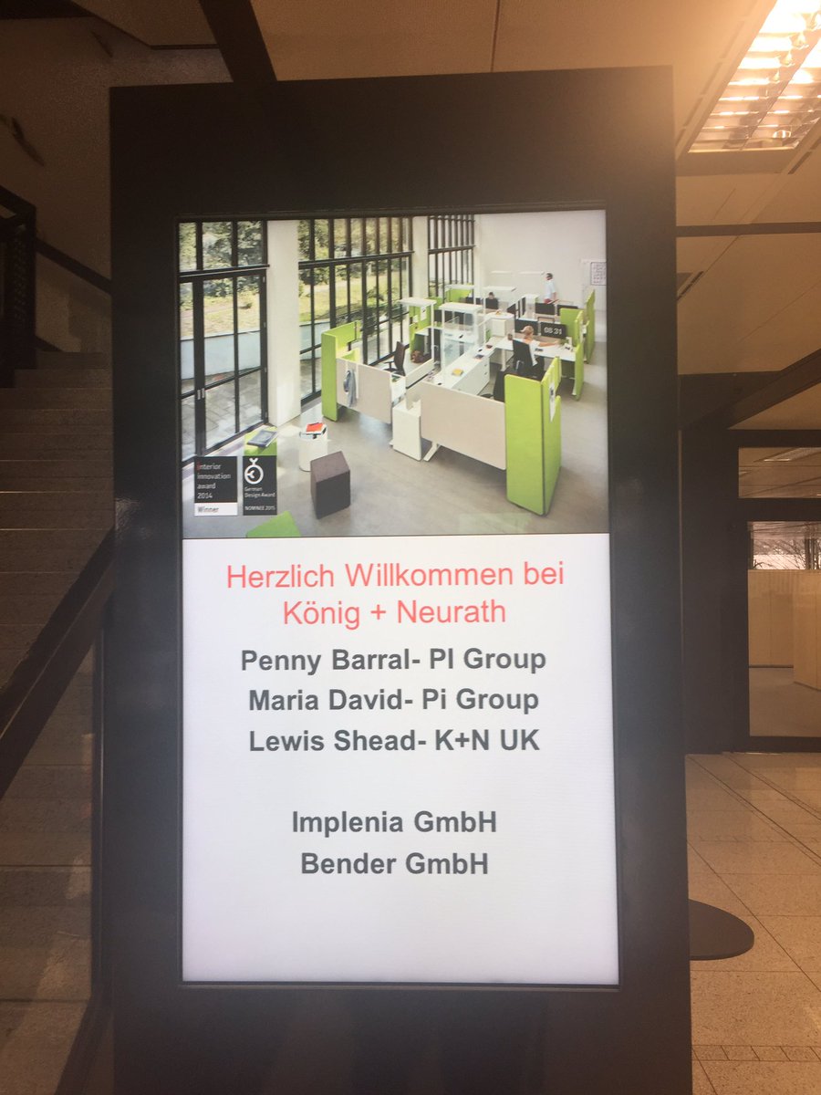 MariaMazzaDavid's tweet photo. #nicewelcome #frankfurt #k+n https://t.co/uzqjXz9nM8