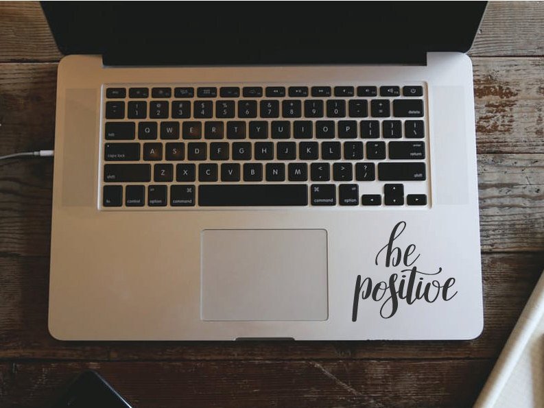 QuoteMyWall's tweet photo. Macbook Decal - Be Positive, Mac Decal, Motivational Decal - Removable Vinyl Laptop/iPad Stickers Christmas Gift https://t.co/Q2hUESosmo #geek #computer #accessories #macbookdecal #macbooksticker #macbook #macbookprodecal #macbookprosticker #macbookstickers #laptopdecal https://t.co/gXucAxozl3