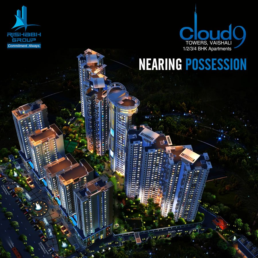 rishabh_group's tweet photo. Get ready to move in to your new home as Cloud 9 towers, Vaishali is nearing possession. View more at https://t.co/dvfrlVxo9P https://t.co/O8v0ayvTip