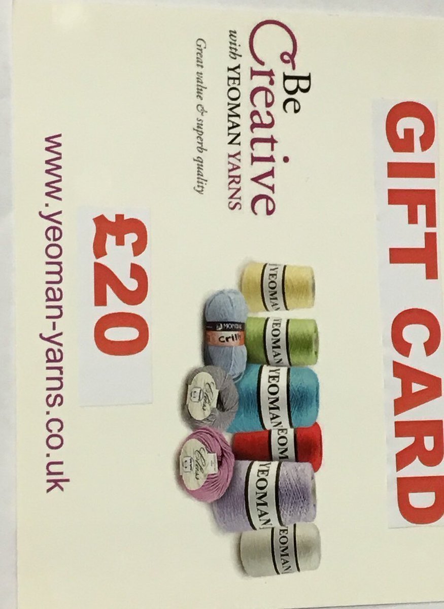 #WIN a £20 voucher to spend with  yeomanyarns.co.uk To enter Please follow <a href="/YEOMANYARNS/">YEOMAN YARNS</a> &amp; RT! #winwool #yarnlove #yarncompetition #giveaway #freebies UK only, ends 15th Dec.