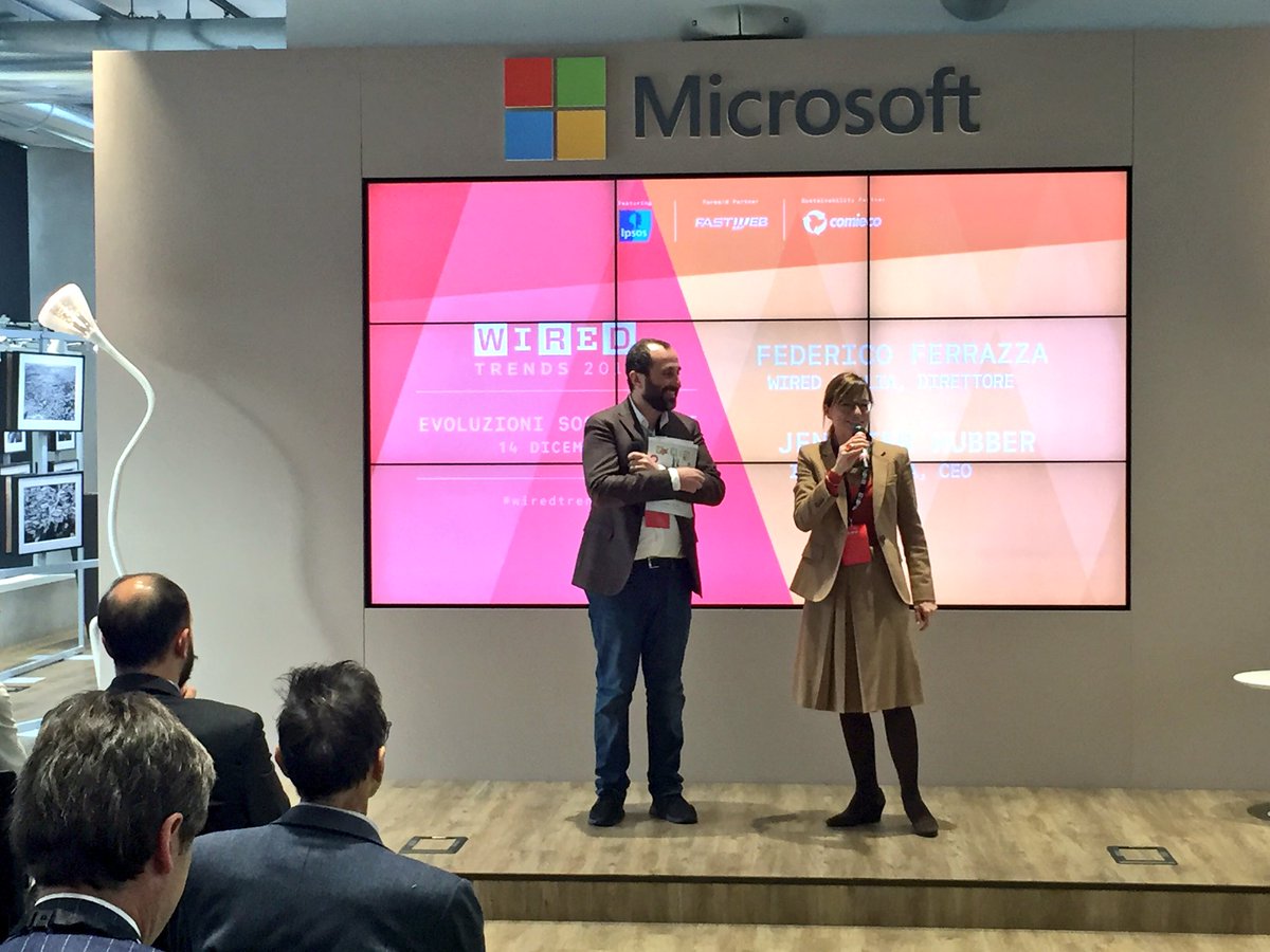 wireditalia's tweet photo. I saluti finali che chiudono l'ultimo appuntamento dei #wiredtrends dedicato all'ambiente in collaborazione con @IpsosItalia Grazie a @FASTWEB @comieco @Nespresso @microsoftitalia @MeliaMilano https://t.co/NHMym8DZyB