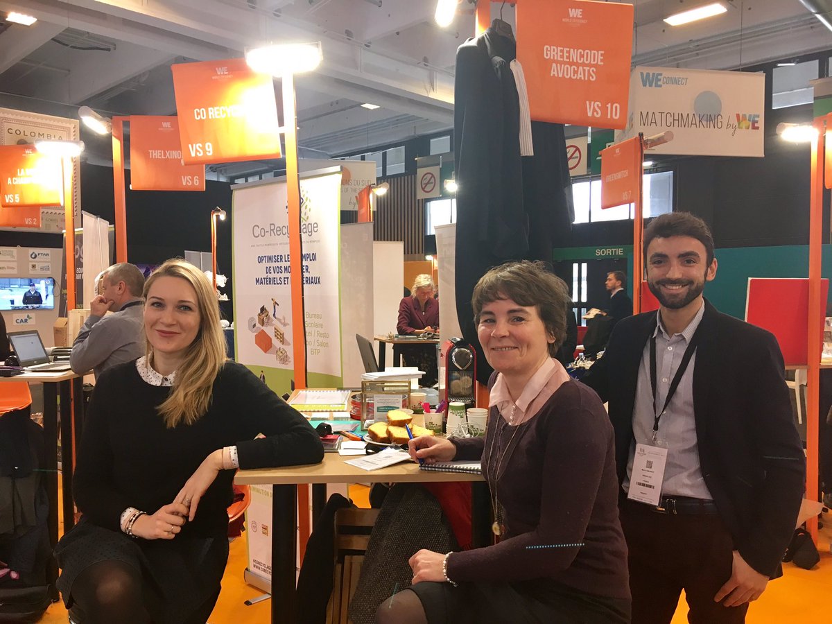 GcAvocats's tweet photo. @worldefficiency, de belles rencontres et partenariats #EconomieCirculaire #Environnement #Innovation @corecyclage https://t.co/7Q0q7FBRFW