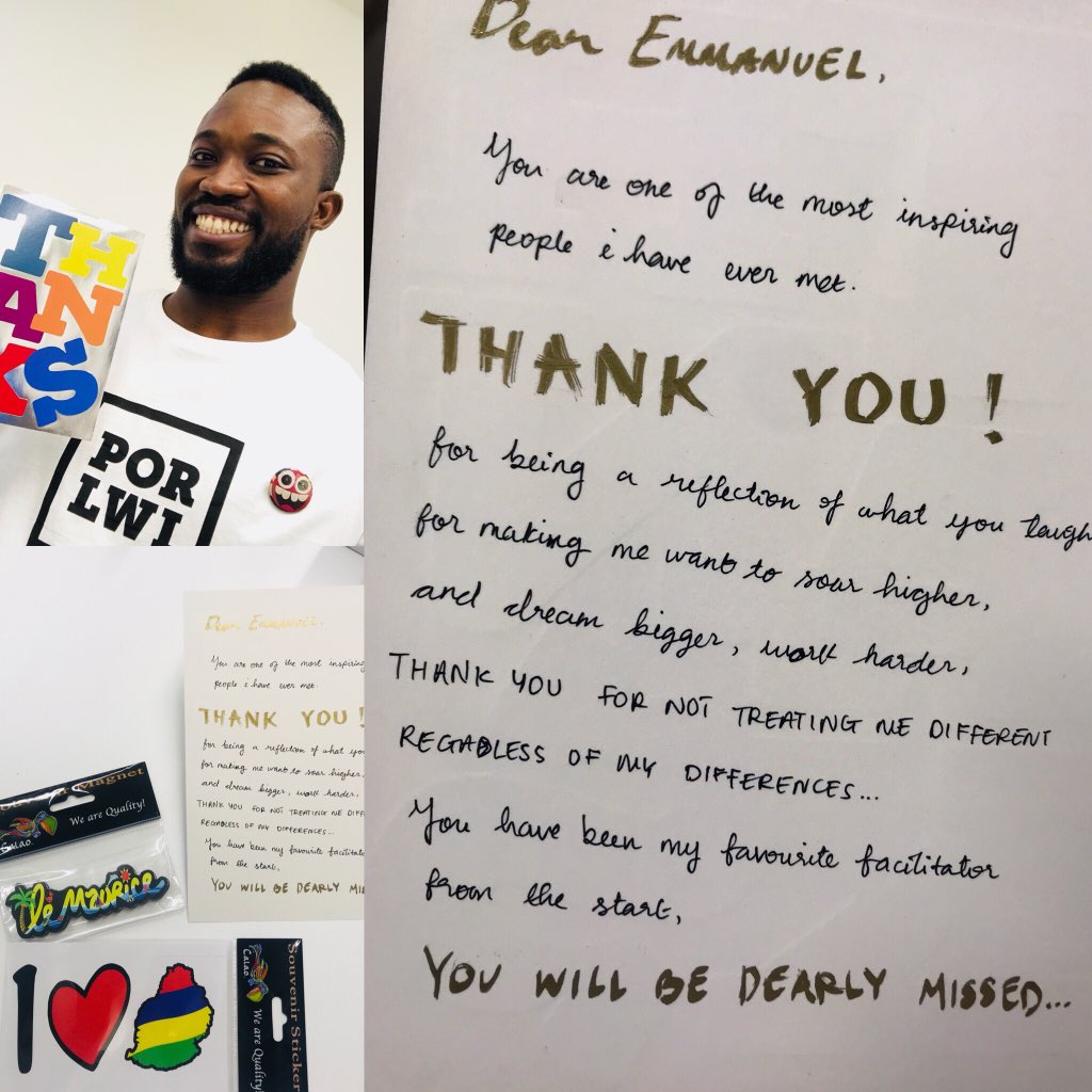 eagamor's tweet photo. ‘Tis a season of gratitude & thanksgiving! @alueducation this is one of my most touching gifts! I’m honored by my students’ honesty and humbled by their potential. I’m truly grateful for this experience. #MyLastClass #WorkAtALU #TeacherGamor #IAmTheTestimony #GamorLegacy https://t.co/Kdip76QdQh